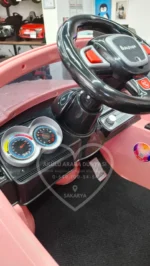 BabyHope 436 E-Drive-5 12 V Uzaktan Kumandalı Spor Akülü Araba - Pastel Toz Pembe - Görsel 9