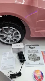 BabyHope 436 E-Drive-5 12 V Uzaktan Kumandalı Spor Akülü Araba - Pastel Toz Pembe - Görsel 29