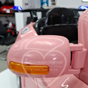 Babyhope 436 & Baby2Go Faster Ayna Takımı Pastel Toz Pembe