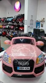 BabyHope 436 E-Drive-5 12 V Uzaktan Kumandalı Spor Akülü Araba - Pastel Toz Pembe - Görsel 2