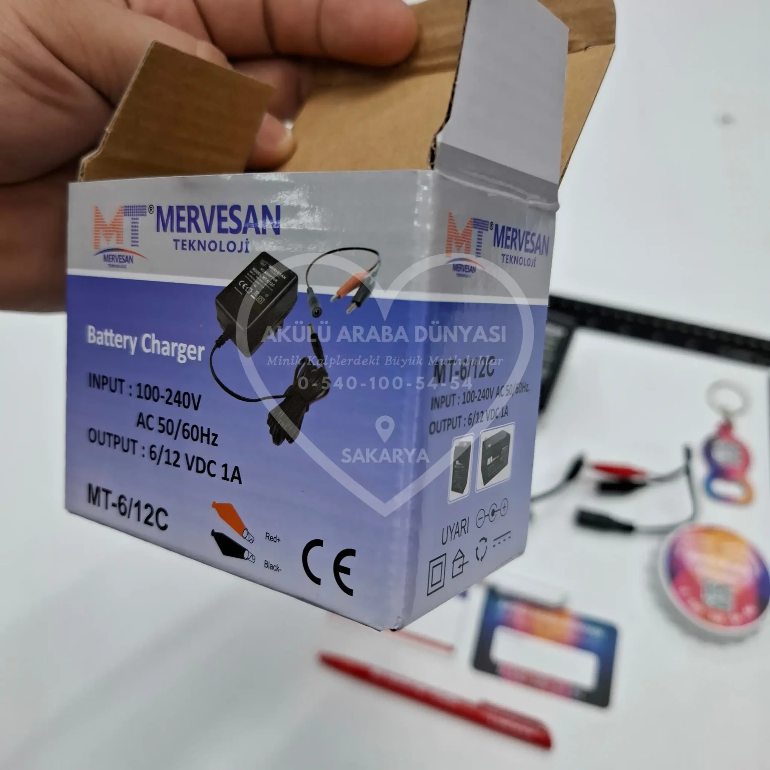 Mervesan MT-6/12C 6V / 12V 1A Akülü Araba ve Motor Şarj Cihazı | Orijinal Akıllı Adaptör - Görsel 17