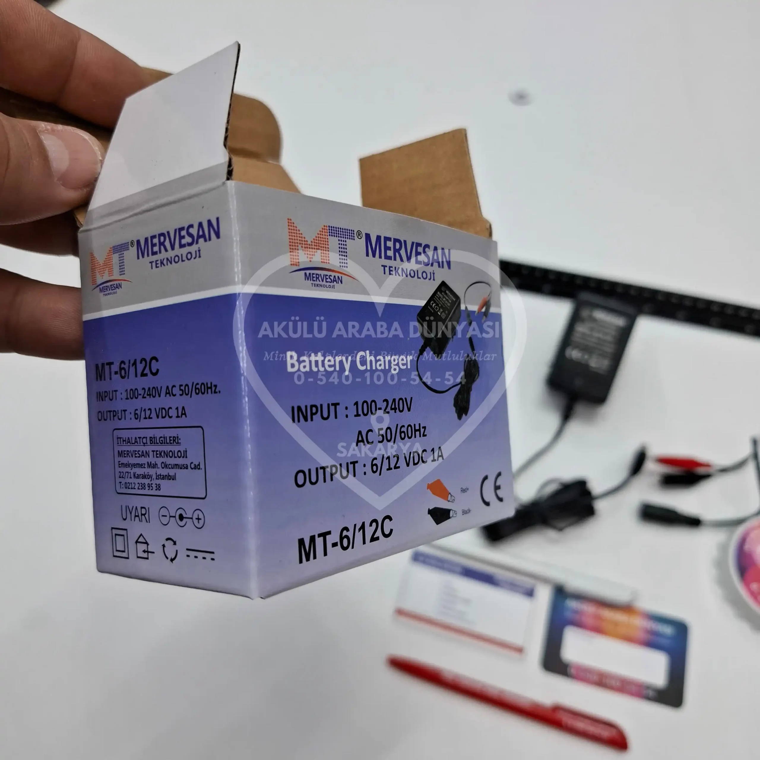Mervesan MT-6/12C 6V / 12V 1A Akülü Araba ve Motor Şarj Cihazı | Orijinal Akıllı Adaptör - Görsel 23
